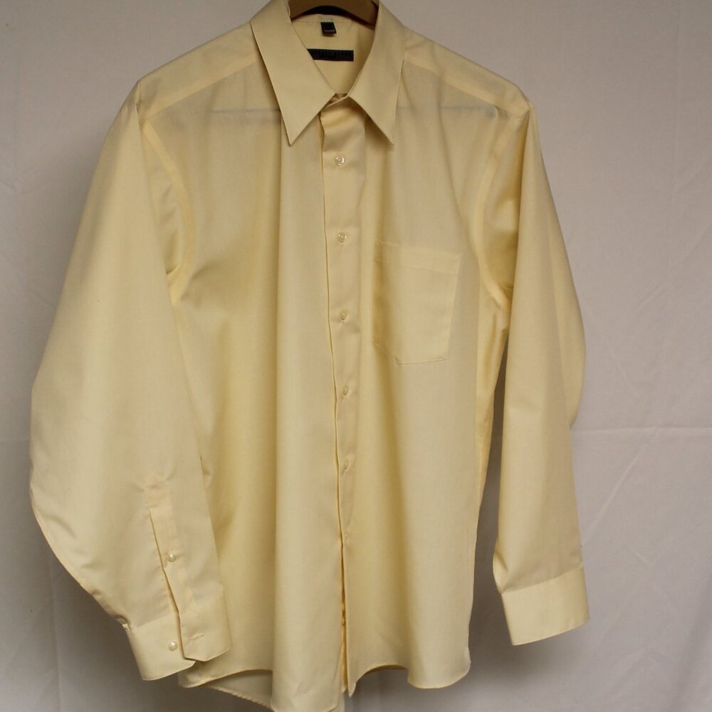 GEOFFERY BEENE DRESS SHIRT 17.5 NECK SLEEVES 34/35